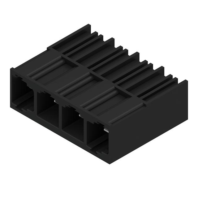SU 10.16HP/04/90G 3.5AG BK BX Wtyki PCB (złącza płyty), 10.16 mm, Liczba biegunów: 4, kąt odejścia: 90° /42szt./ 1813350000 WEIDMÜLLER