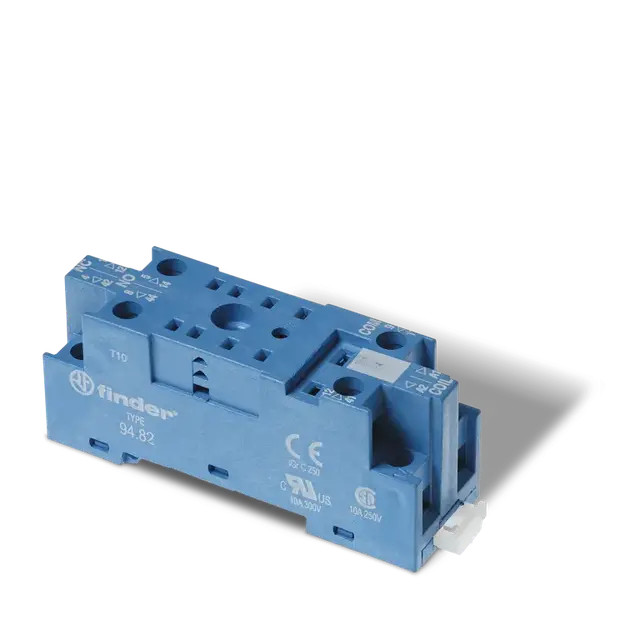 Gniazdo do przekaźników serii 55.32; zaciski sprężynowe, 94.82 SMA