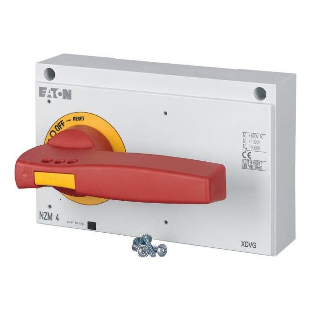 NZM4-XDVR Rękojeść załączająca czerwonyrwono-żółta,z bl 266610 EATON