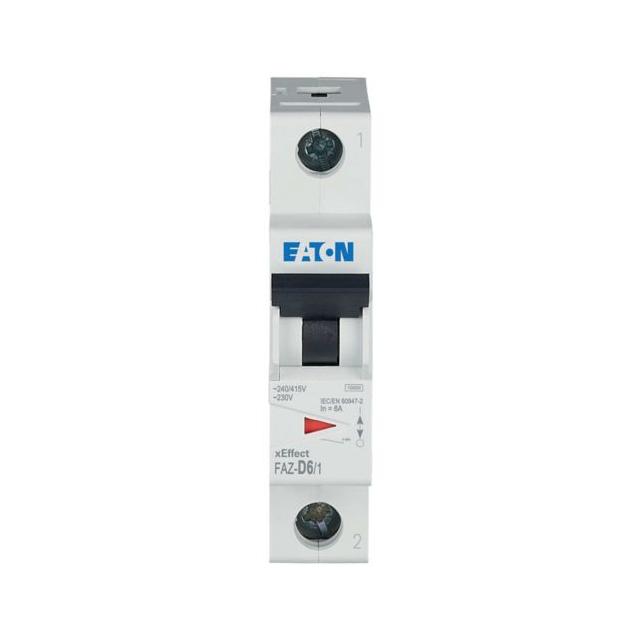 FAZ-D6/1 Wyłącznik nadprądowy 15kA D6A 1P 278578 EATON