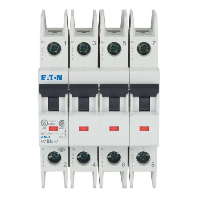 FAZ-B4/4-NA Wyłącznik nadprądowy 10kW B4A 4P 190903 EATON