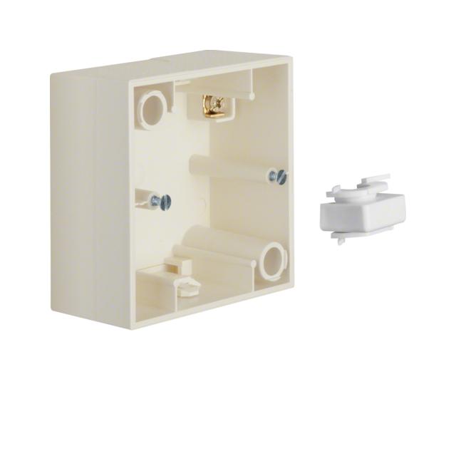 Puszka natynkowa 1-krotna; kremowy, połysk; S.1