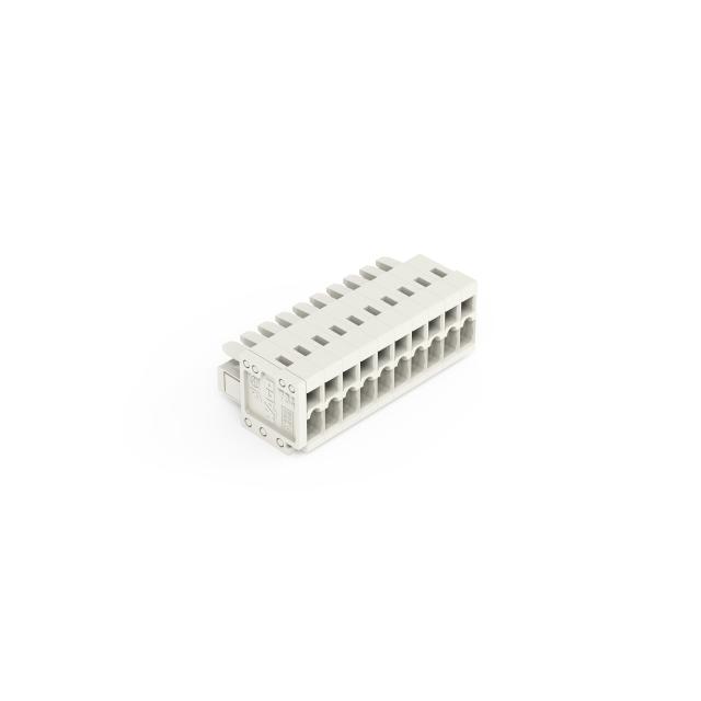 Gniazdo MCS‑MINI Classic 10‑biegunowe jasnoszare raster 3,5mm 734‑110 /50szt./ WAGO