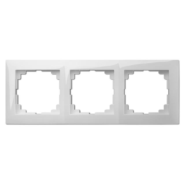 Ramka SENTIA 3x biała  IP 20 biała