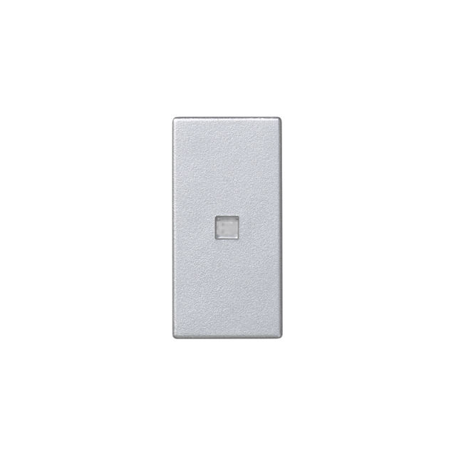 Simon Connect Klawisz 45x225 łącznika zwiernego z podświetleniem aluminium