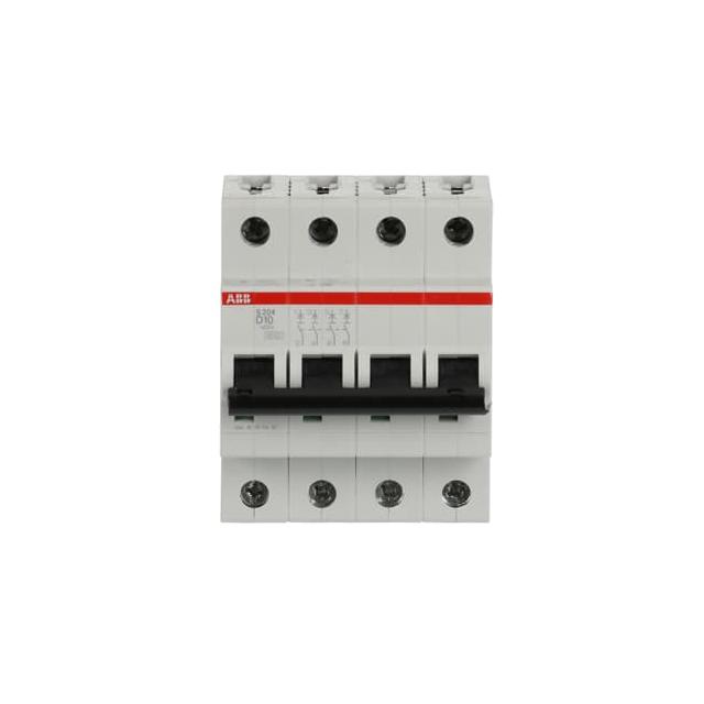 S204-D10 Wyłącznik nadprądowy 6kA 4P D10A 2CDS254001R0101 ABB