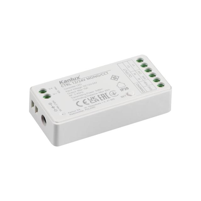 CTRL 12/24V MONO/CCT Kontroler do taśmy LED CTRL 12/24V MONO/CCT biały KANLUX