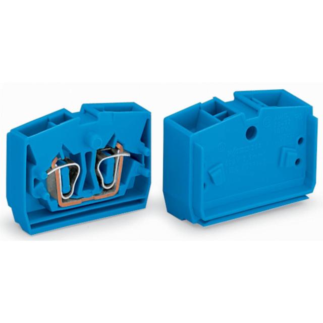złączka końcowa 4-przewodowa 2,5 mm2 niebieska z mocowaniem śrubowym