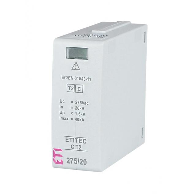 Moduł wymienny ogranicznika przepięć T2 (C) Mod. TEC C T2 275/20 002440414 ETI