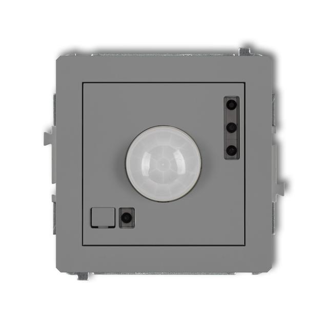 DECO Mechanizm elektronicznego czujnika ruchu szary mat