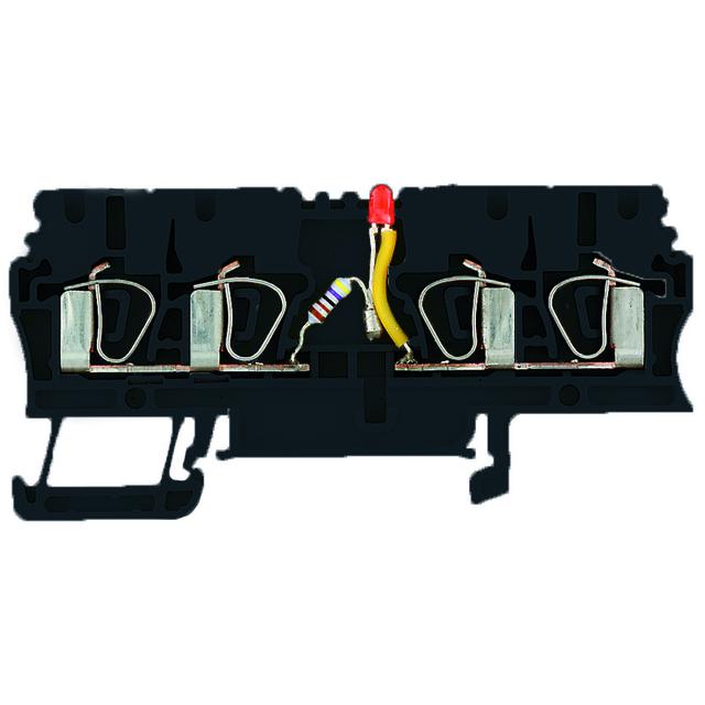 ZDU 2.5/2X2AN/LD- SW Złączki szynowe z elementami elektronicznymi, nr katalogowy 1252060000
