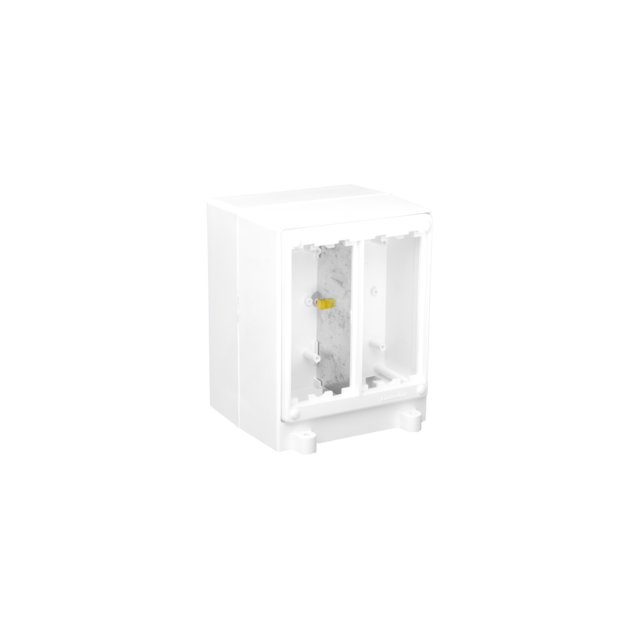 Simon Connect Miniwieża 4-modułowa z ramką 8x K45 czysta biel