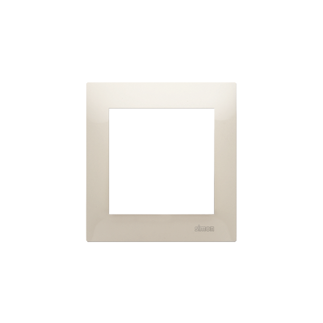 Simon 54 Premium Ramka 1-krotna PREMIUM do puszek karton-gips IP20 / IP44 kremowy DRK1/41 KONTAKT
