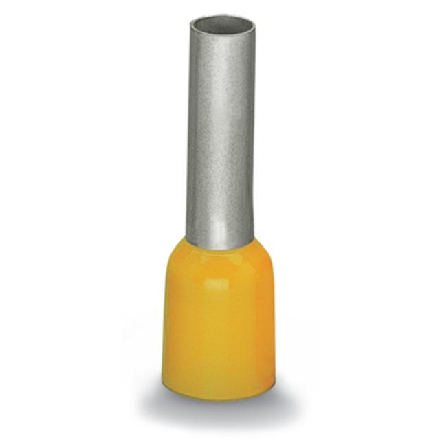 tulejka 6 mm2 żółta dł. 18 mm