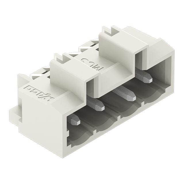 MCS-MIDI Classic wtyk 4-bieg. j-szary raster 5 mm /200szt./ WAGO