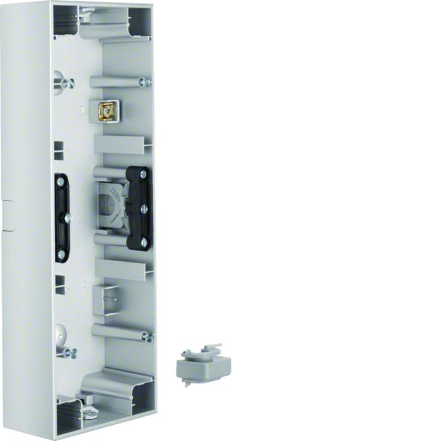 BERKER K.5 Puszka natynkowa potrójna pozioma aluminium 10537003 HAGER