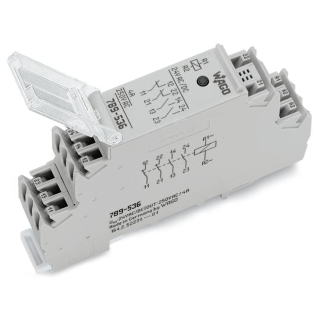 Moduł przekaźnikowy AC/DC 24V szary 789-552 WAGO