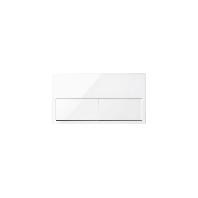 Simon 100 Panel 2-krotny: 2 klawisze biały 10020201-130 KONTAKT