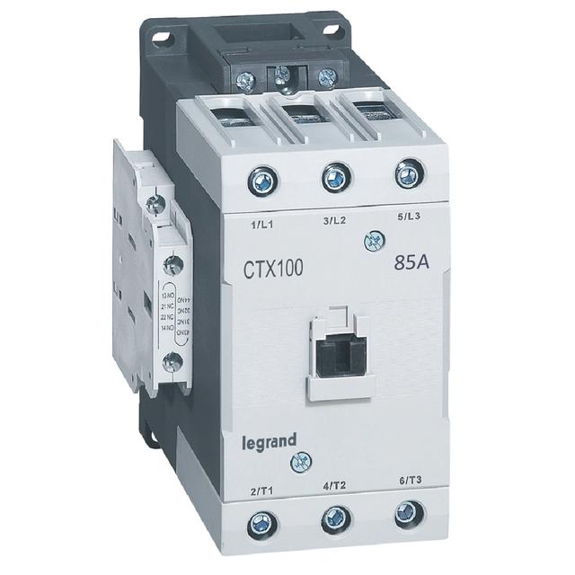Stycznik Przemysłowy CTX3 100 3P 85A 2Z 2R 24V DC Zaciski Klatkowe 416211 LEGRAND