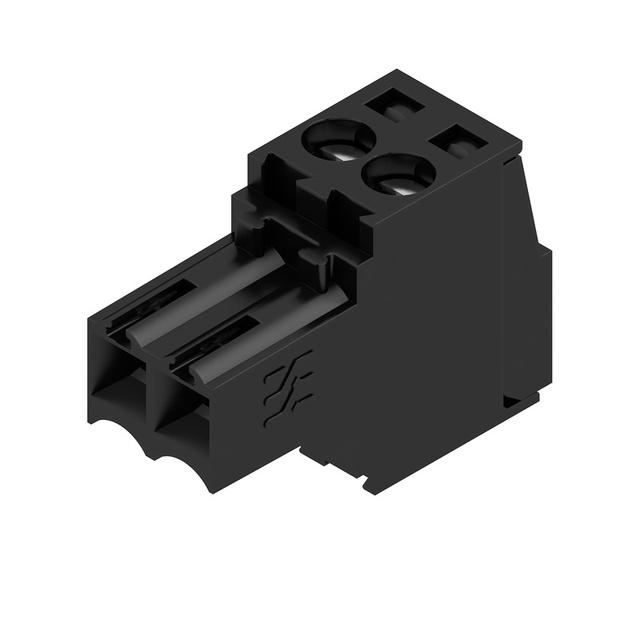BL 3.50/02/180 SN BK BX Wtyk PCB (złącze wiązki), 3.50 mm, Liczba biegunów: 2, Przyłącze z jarzmem /264szt./ 1615670000 WEIDMÜLLER