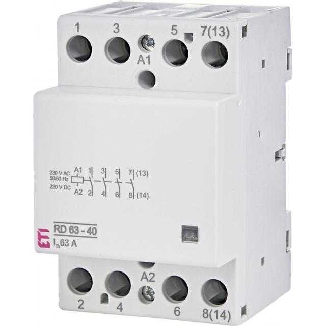 Stycznik modułowy 63A 4Z 3M 4P RD 63-40-230V AC/DC 002464026 ETI