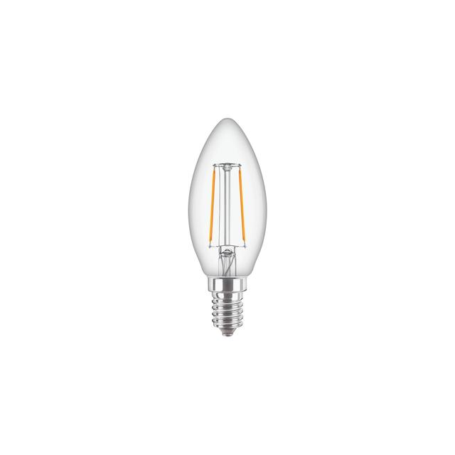 Żarówka LED świeczka 2W=25W 250lm 2700K barwa ciepła LEDCandle 2-25W E14 B35 827 PHILIPS