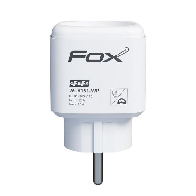 FOX Switch&Energy Plug Gniazdo z funkcją monitorowania parametrów sieci Wi-R1S1-WP F&F