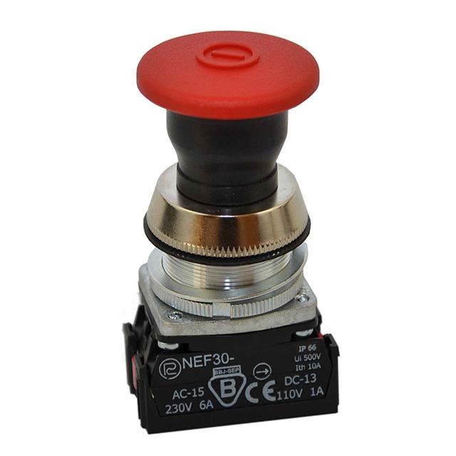 Przycisk NEF30-UDR2Y czerwony