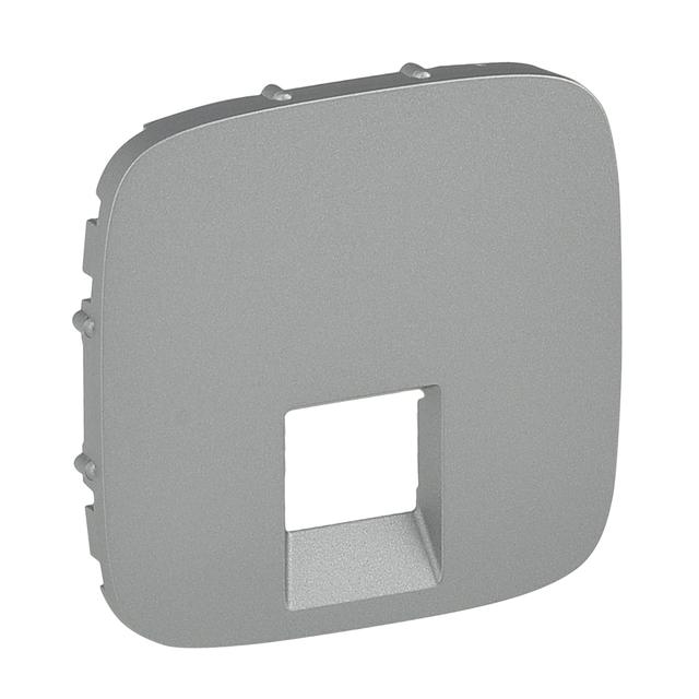 Valena Allure Plakietka Aluminium Gniazda Pojedynczego Rj11 Kategorii 6 Utp 755417 LEGRAND