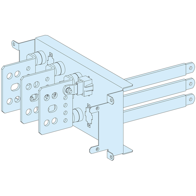 Rozdzielnice PrismaSet, podłączenie aparatu NSX250 3P z przyłączami