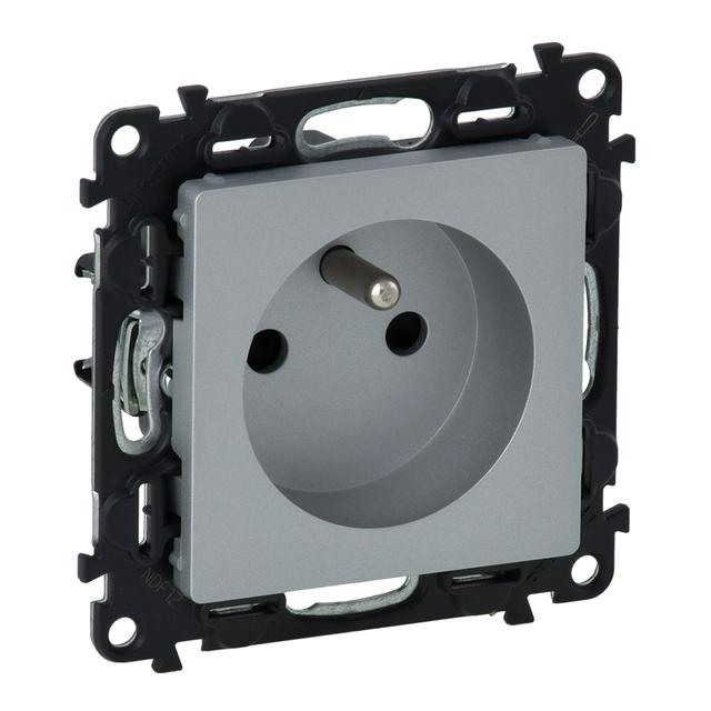 VALENA LIFE GNIAZDO 2P+Z ALUMINIUM 16 A – 250 V~, Legrand