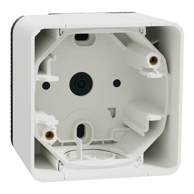 Mureva, podstawa naścienna pojedyncza, biała