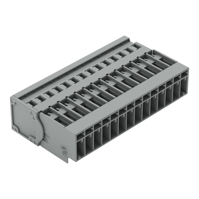 X-COM wtyk 14-biegunowy szary raster 5 mm /15szt./ WAGO