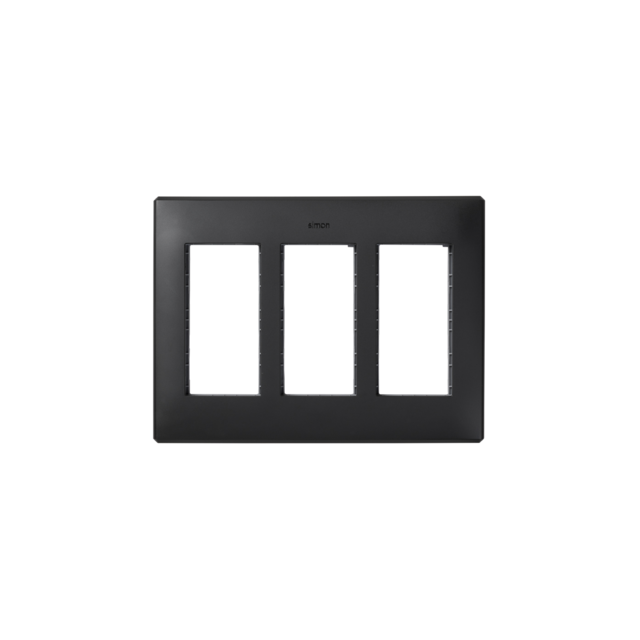 Simon Connect Ramka obudowy S500 3-modułowa 6x K45 szary grafit