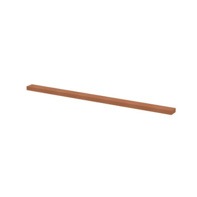 ZX2049 Szyna Cu 12x5mm, L:954mm