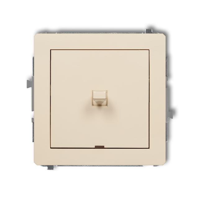 DECO Mechanizm łącznika jednobiegunowego w stylu amerykańskim beżowy