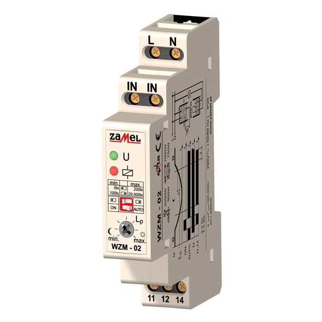 WYŁĄCZNIK ZMIERZCHOWY BEZ SONDY 230 AC TYP: WZM-02