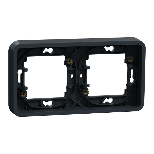 Mureva podstawa podtynkowa podwójna pozioma antracyt MUR34101 SCHNEIDER