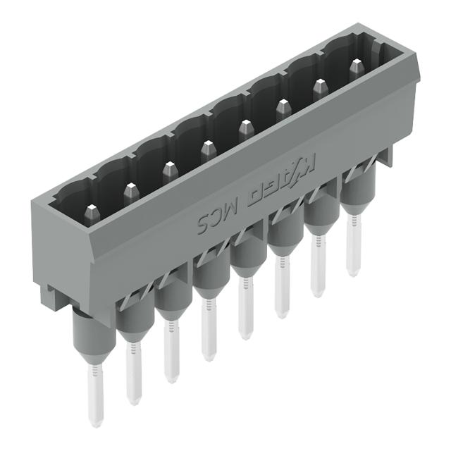 MCS-MIDI Classic wtyk 8-bieg. szary raster 5 mm /100szt./ WAGO