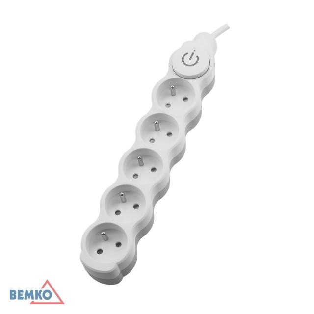 PRZEDŁUŻACZ NEW 1.5 5 GN. Z "0" Z WYŁ. 1.5MM X 3.0M