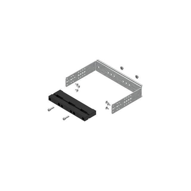 Wspornik z nośnikiem BBS 3P szerokość 2 (500) do szyn prądowych o rozstawie 60 mm montaż szyn w pionie na WP-A/WP-T LG-B60-V2 P3 001341702 ETI