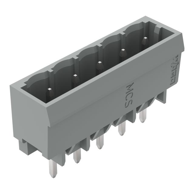MCS-MIDI Classic wtyk 5-bieg. szary raster 5 mm /200szt./ WAGO