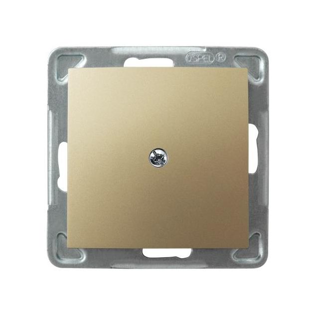 IMPRESJA Zaślepka - kolor złoty metalik