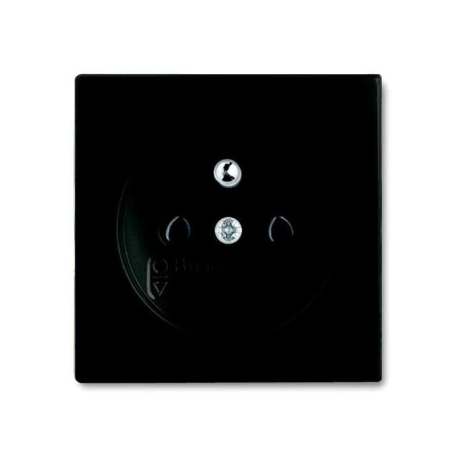 BASIC55 Pokrywa z przesłonami Do gniazda 20 M-500 czarny-chateau