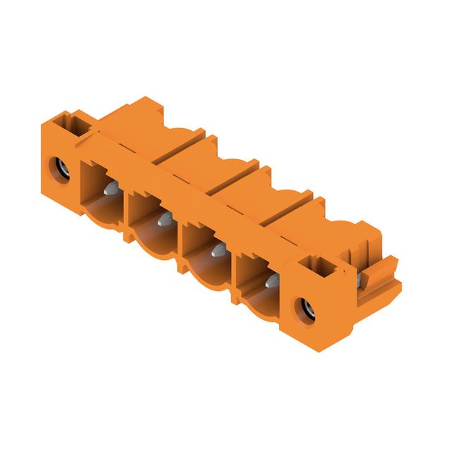 SL 7.62HP/04/90LF 3.2 SN OR BX Wtyki PCB (złącza płyty), 7.62 mm, Liczba biegunów: 4, kąt odejścia: 90° /42szt./ 1096050000 WEIDMÜLLER