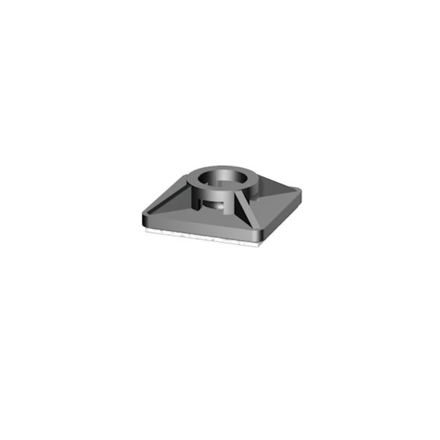 CBH 19/19 BLACK Podstawa montażowa i element zaciskowy do opasek kablowych /100szt./ WEIDMULLER