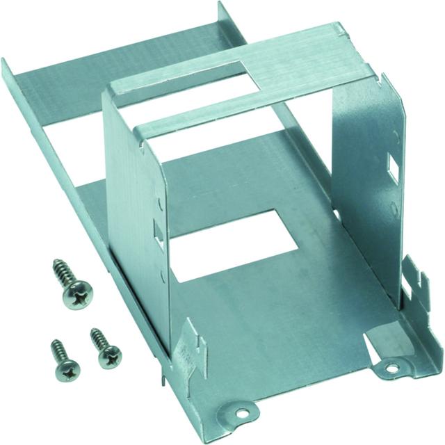 LV wspornik stalowy do zabudowy mierników i zabezpieczeń 2 x TS35 LVZGET HAGER