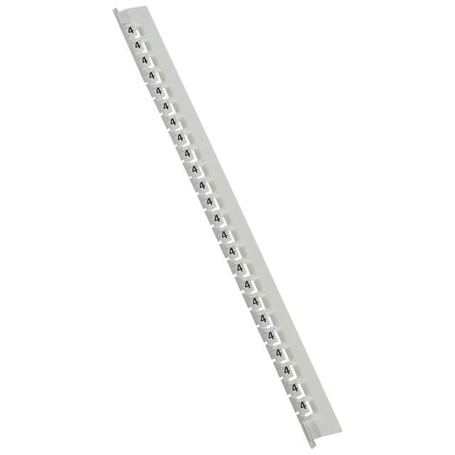 Oznacznik 'Memocab' Białe Cyfry 4 (X600) 037784 LEGRAND
