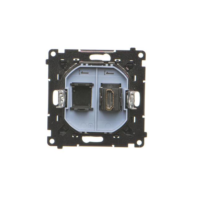 Simon 55 Gniazdo HDMI Czarny mat TGHDMI.01/149 KONTAKT