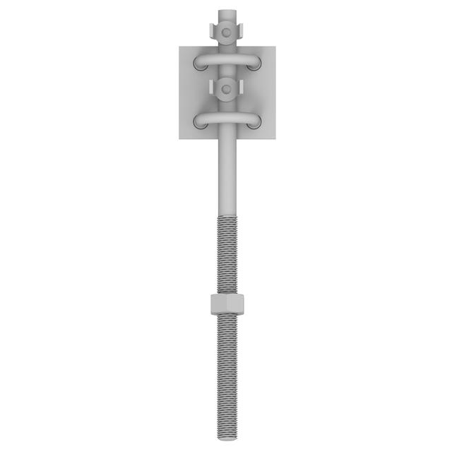 Uchwyt naciągowy kabłąkowy, śruba M10 /OG/